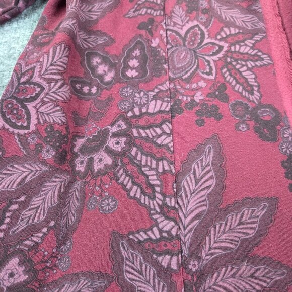 Bryn Walker Margo Coat Cardigan Womens Large Bamboo Organic‎ Floral Lagenlook - Picture 6 of 13